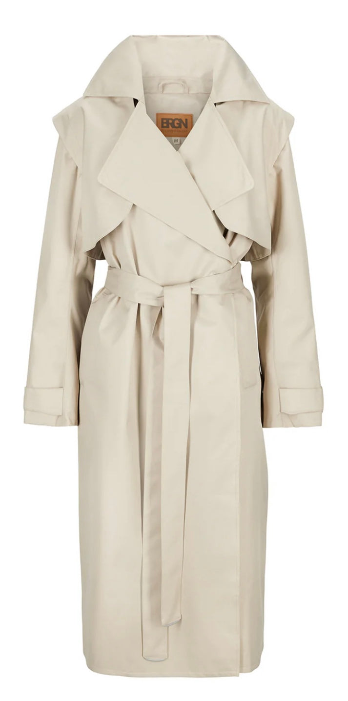 BRGN Regndråpe Trench Coat