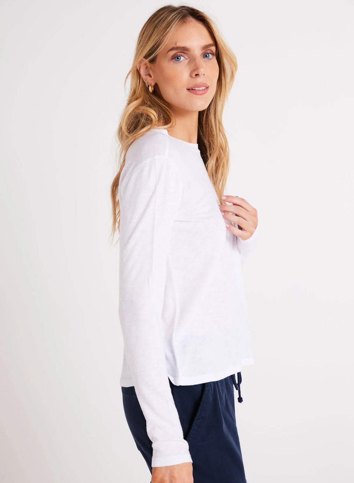 Bella Dahl Long Sleeve Crew Neck Tee