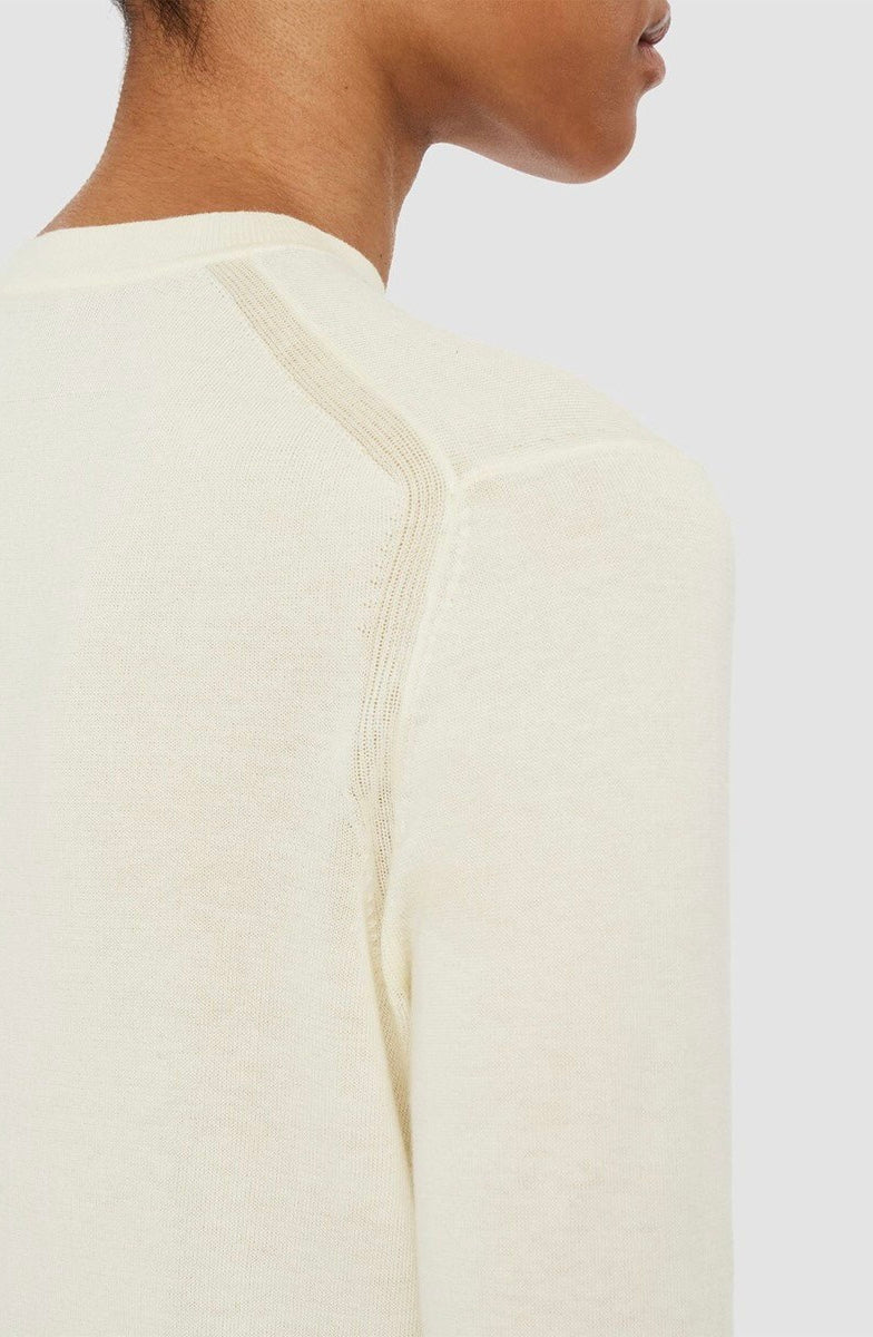 Joseph Round Neck Cotton Cashmere Sweater