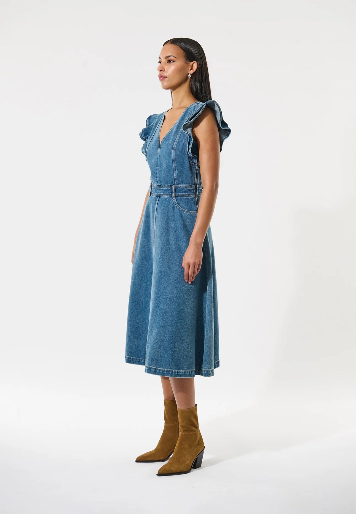 Dea Kudibal Edissadea Dress with Denim Details