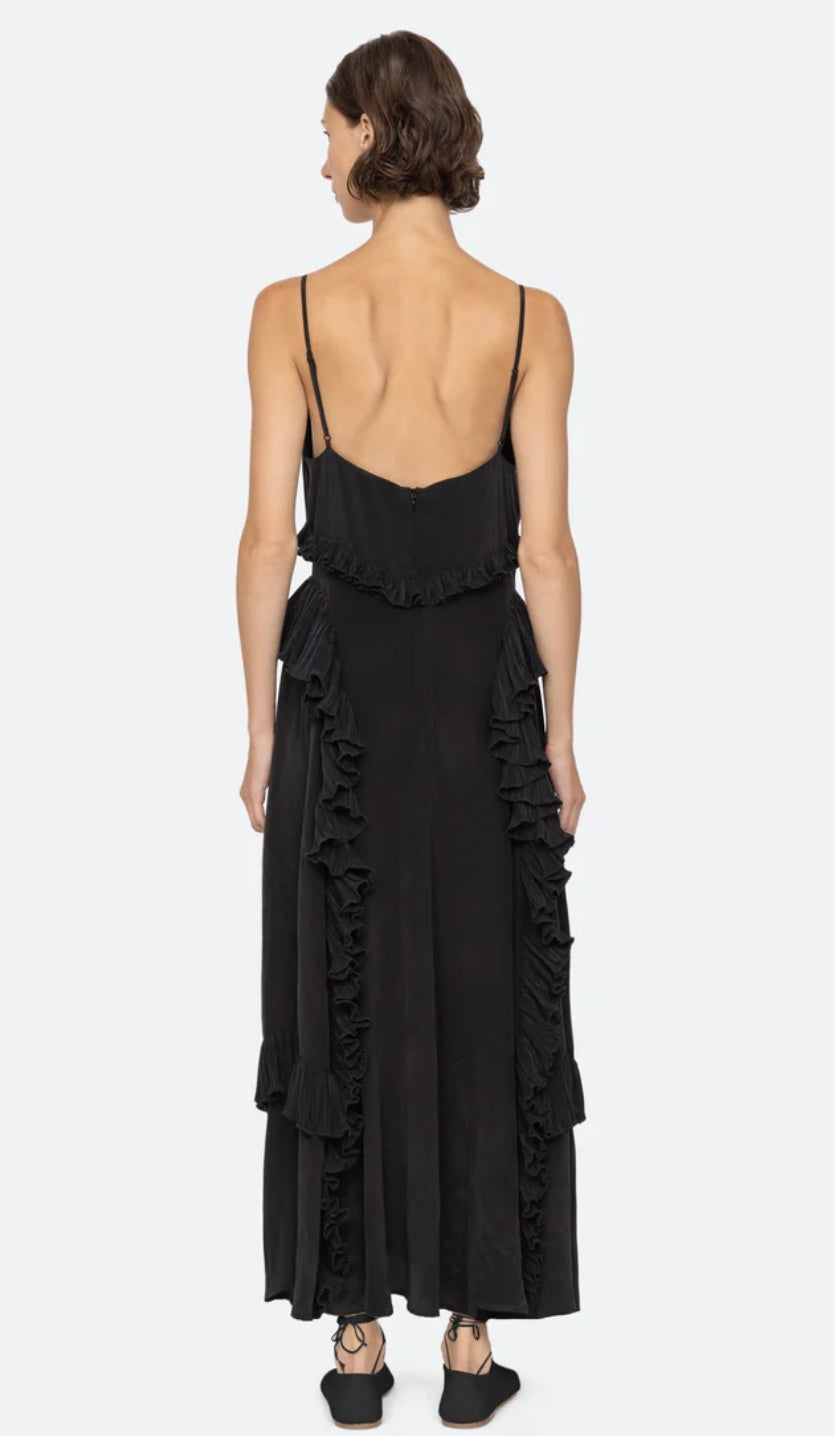 Sea NYC Delilah Ruffle Slip Dress