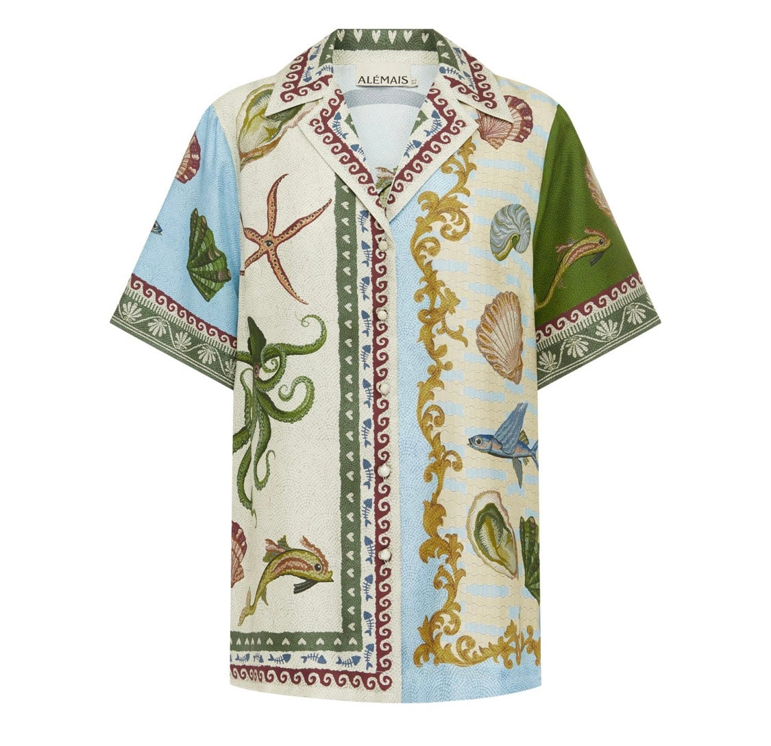 Alemais Bath House Silk Shirt