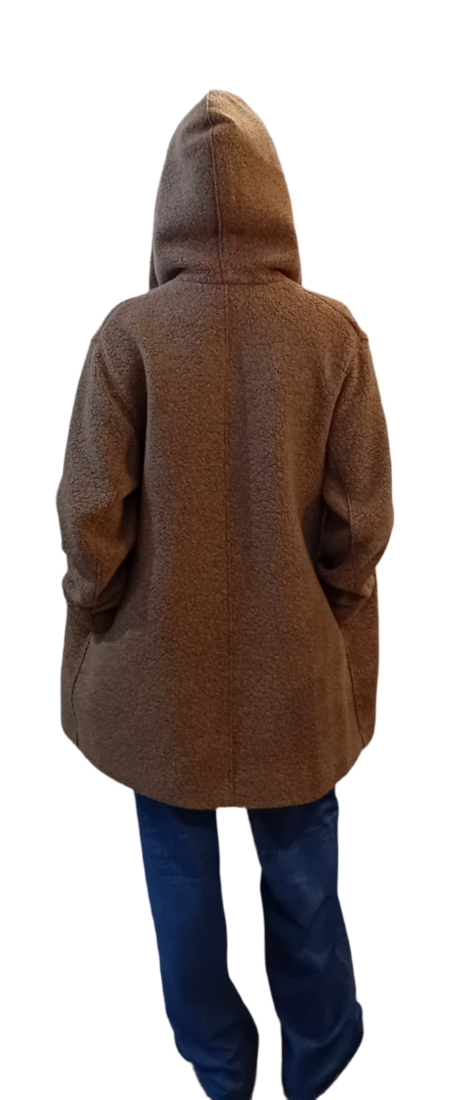 Harris Wharf Hooded Jacket Bouclé