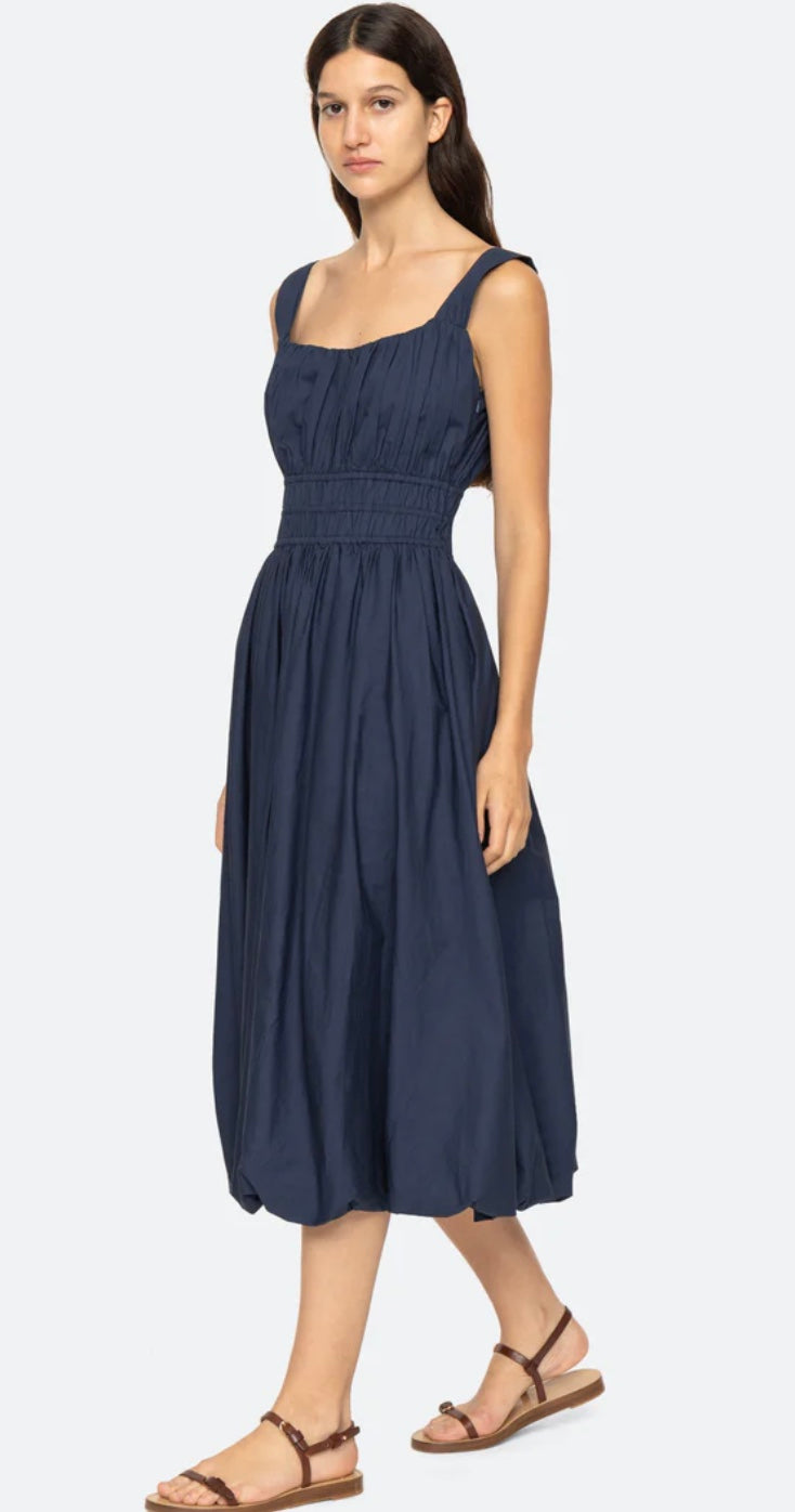 Sea NYC Emmet Poplin Midi Bubble Dress