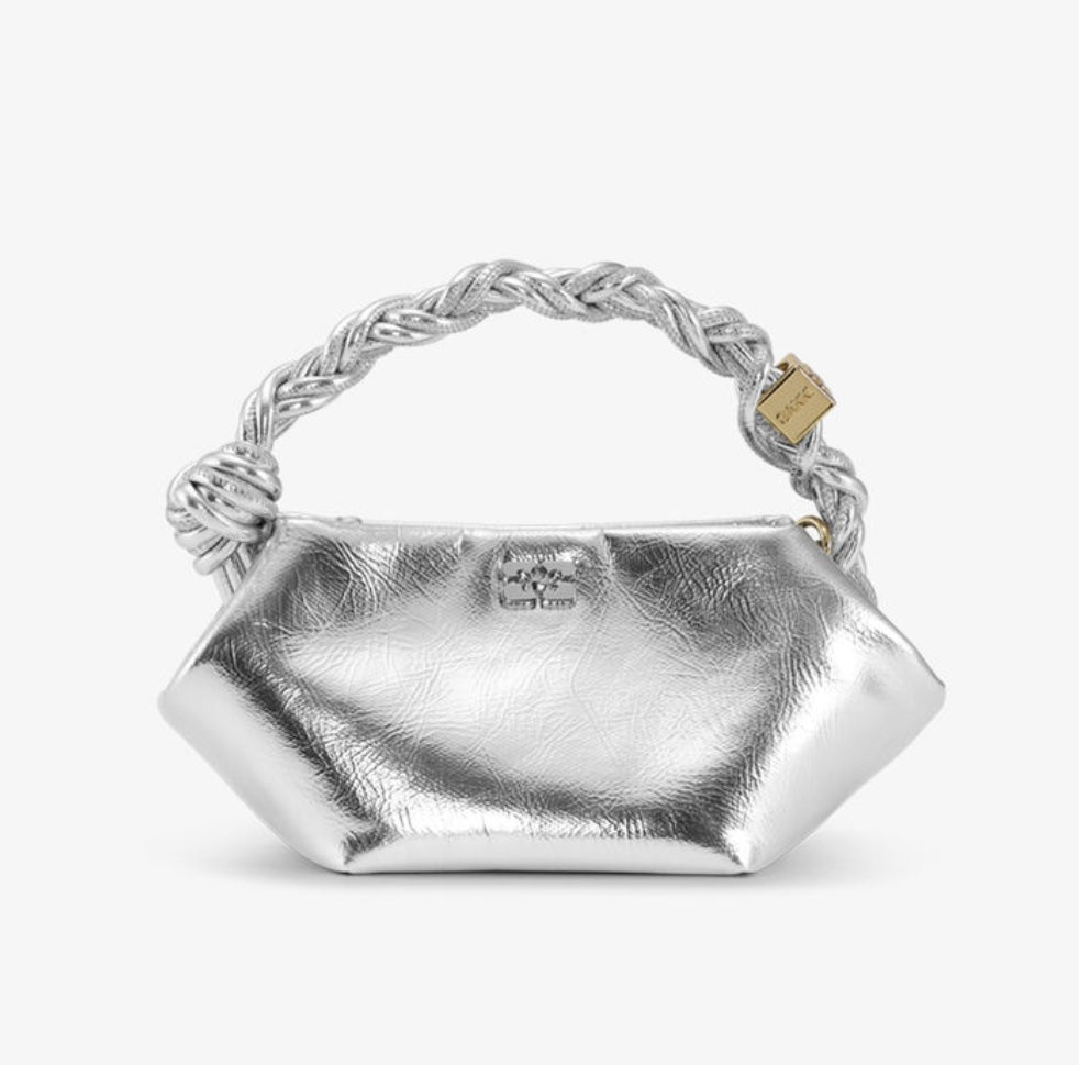 Ganni Mini Bou Bag Metallic