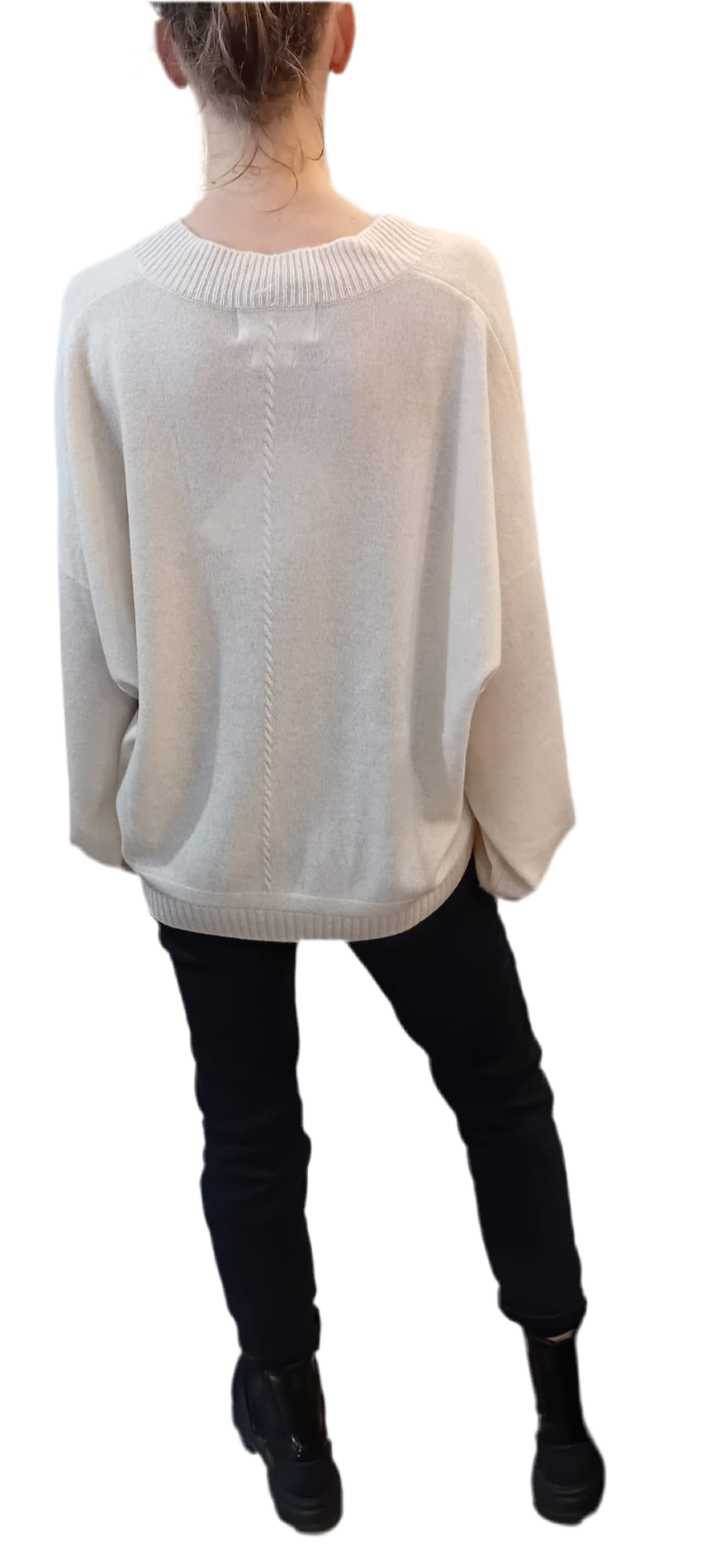 Colour Rush Sanita Oversized V Neck