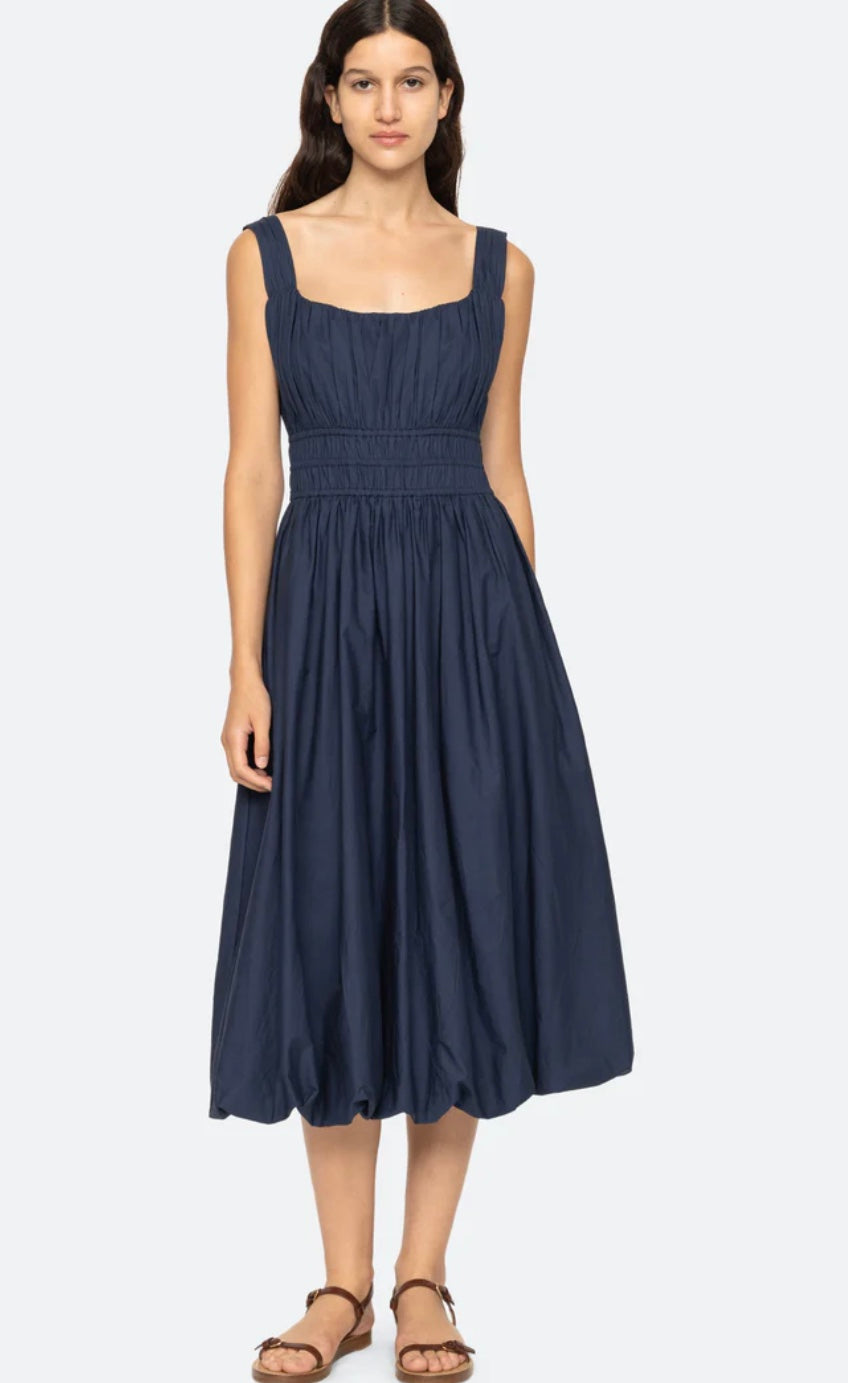 Sea NYC Emmet Poplin Midi Bubble Dress