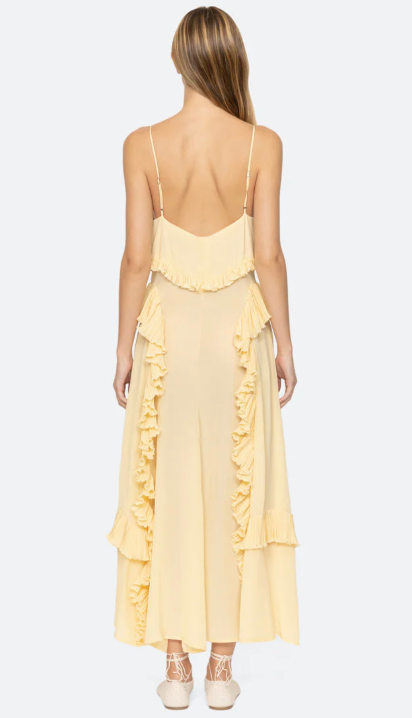 Sea NYC Delilah Ruffle Slip Dress