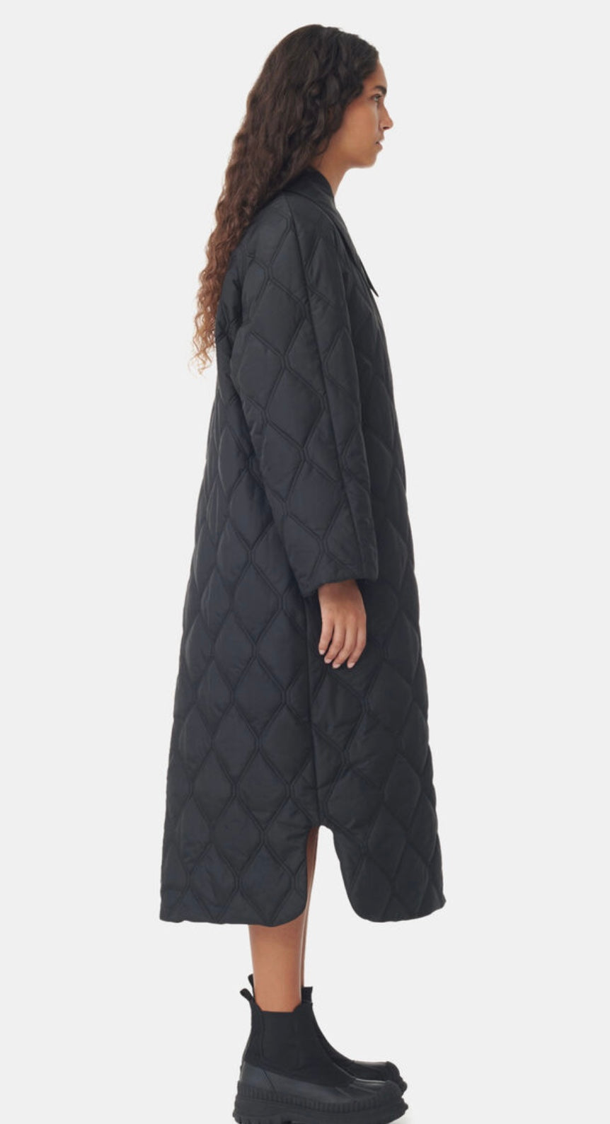 Ganni Ripstop Quilt Coat