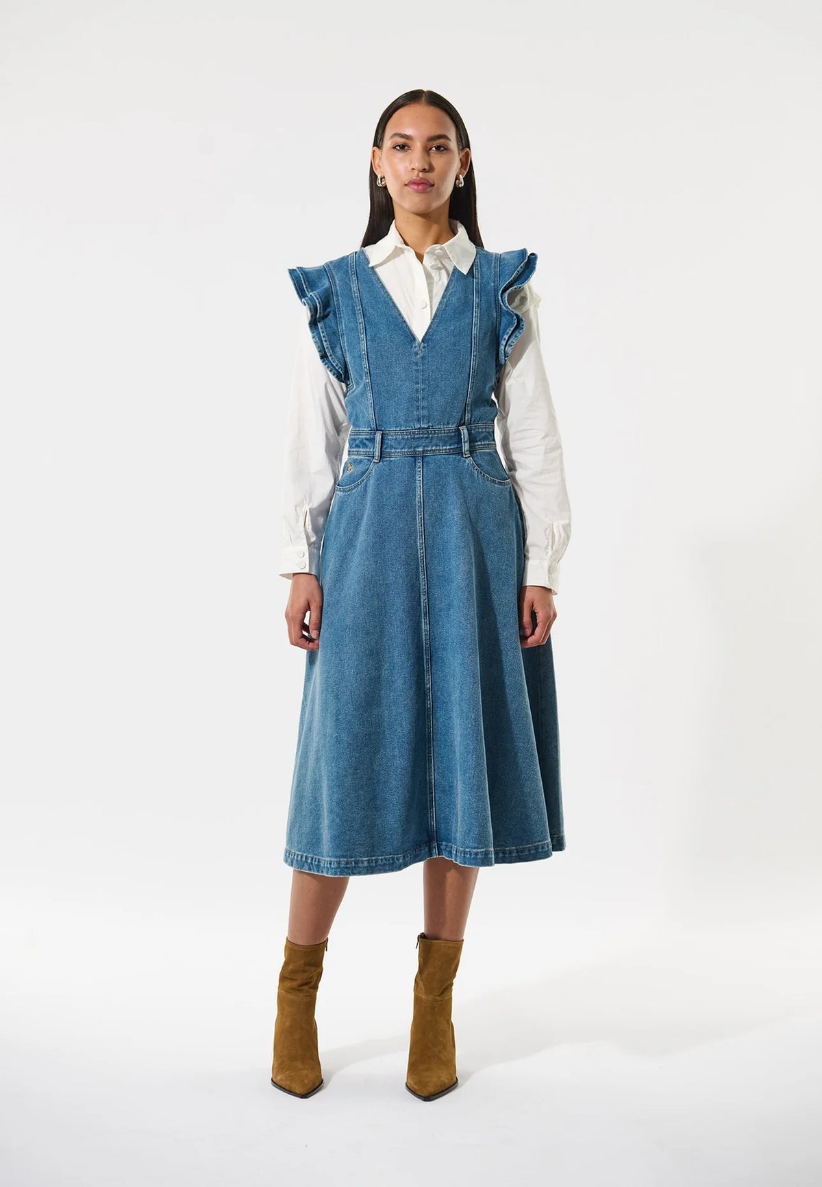 Dea Kudibal Edissadea Dress with Denim Details