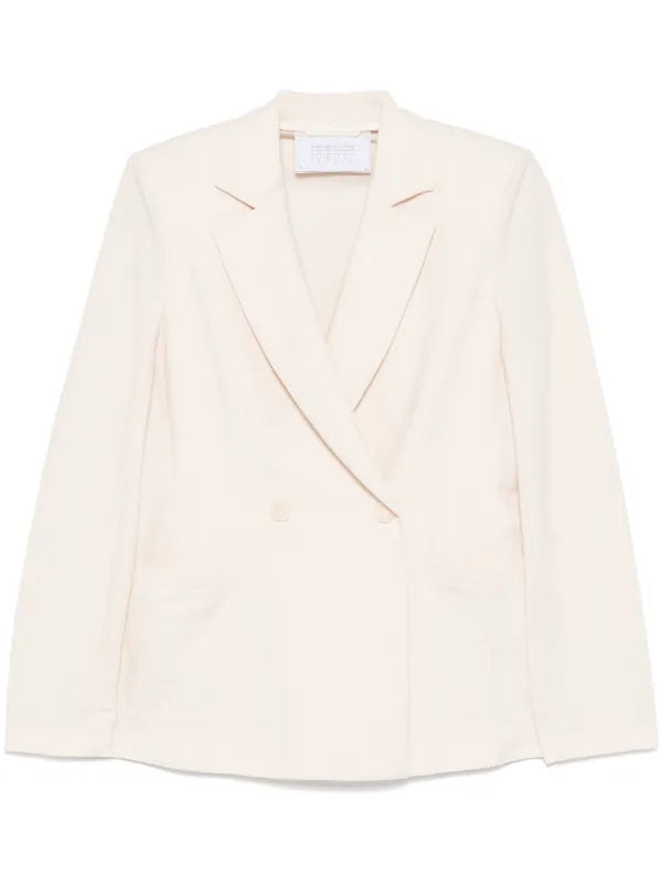 Harris Wharf D.b Blazer with shoulder pads rayon