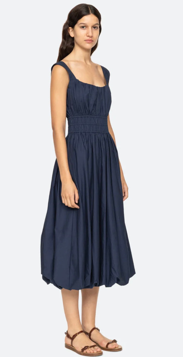 Sea NYC Emmet Poplin Midi Bubble Dress