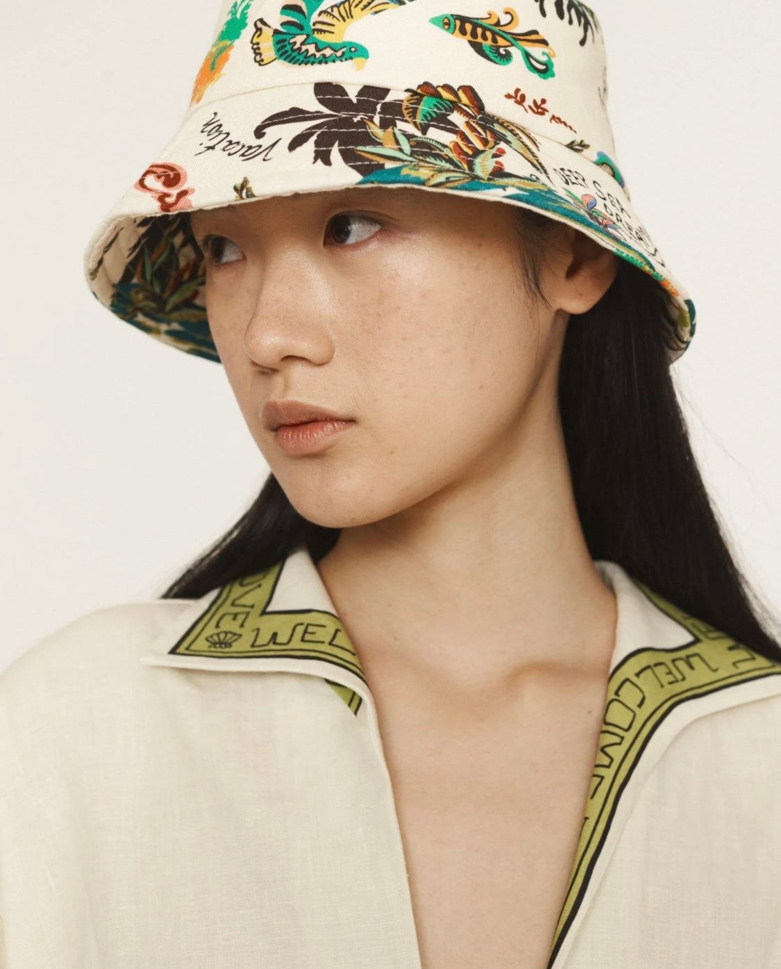 Alemais Daydream Narrow Brim Bucket Hat