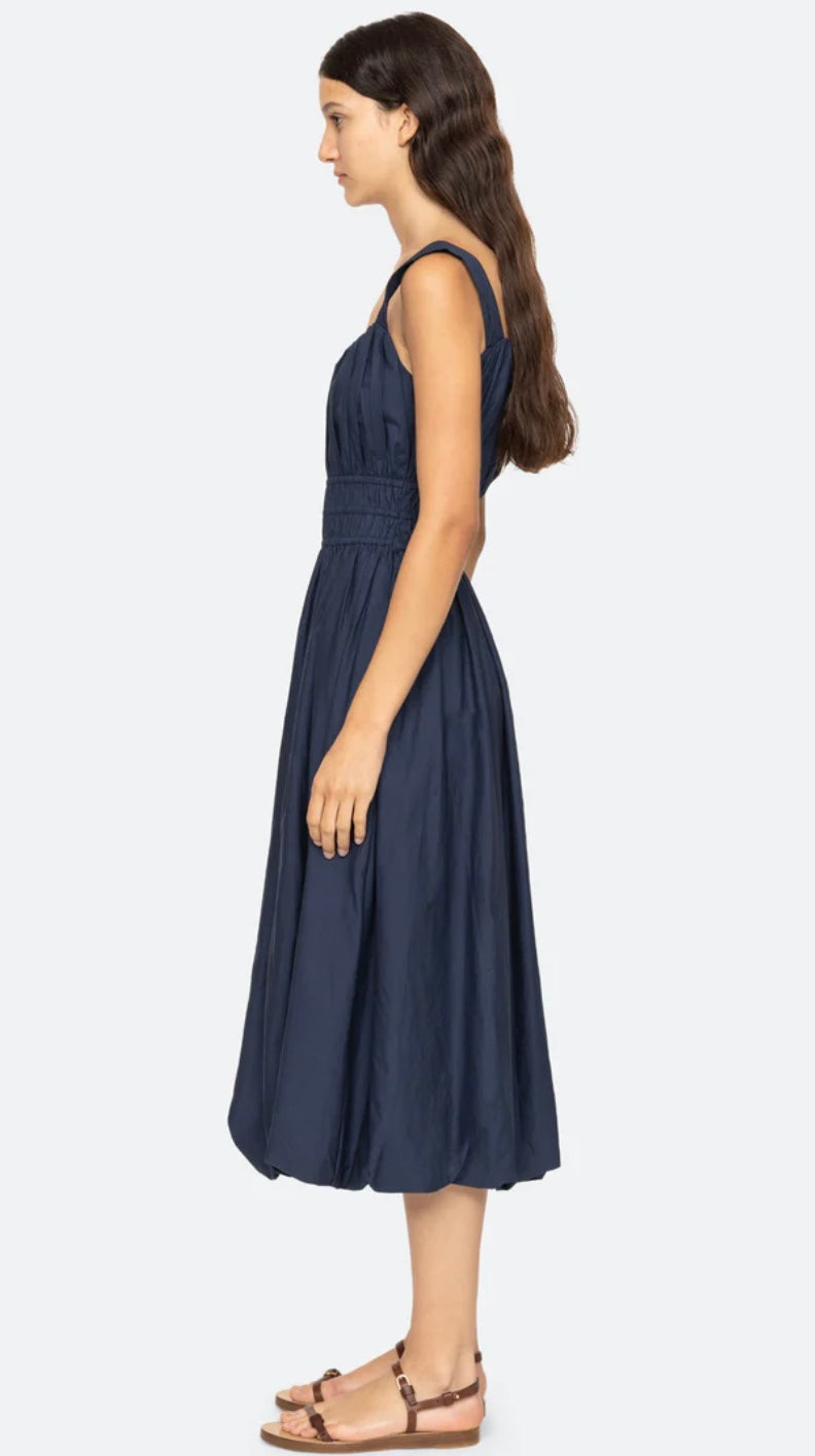 Sea NYC Emmet Poplin Midi Bubble Dress