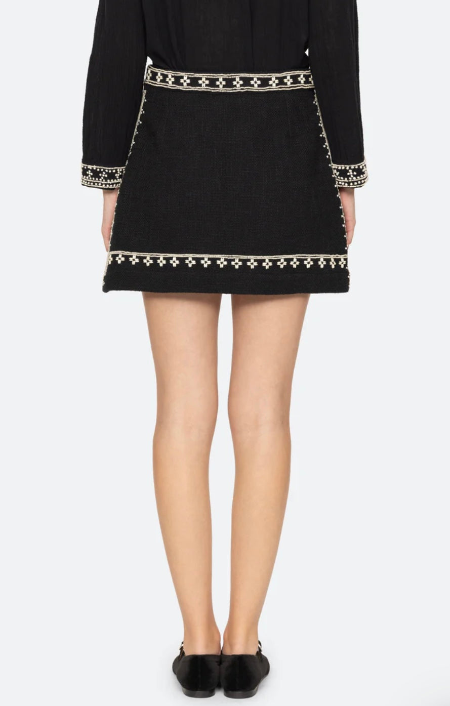 Sea NYC Mille Embroidery Mini Skirt