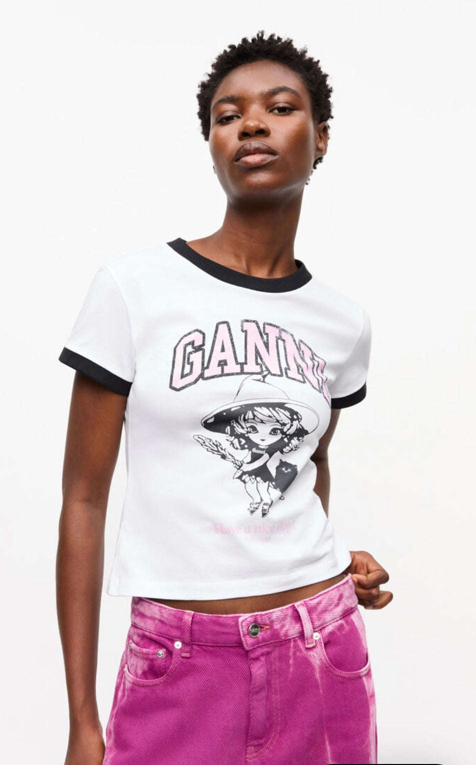 Ganni Basic Jersey Witch T-Shirt