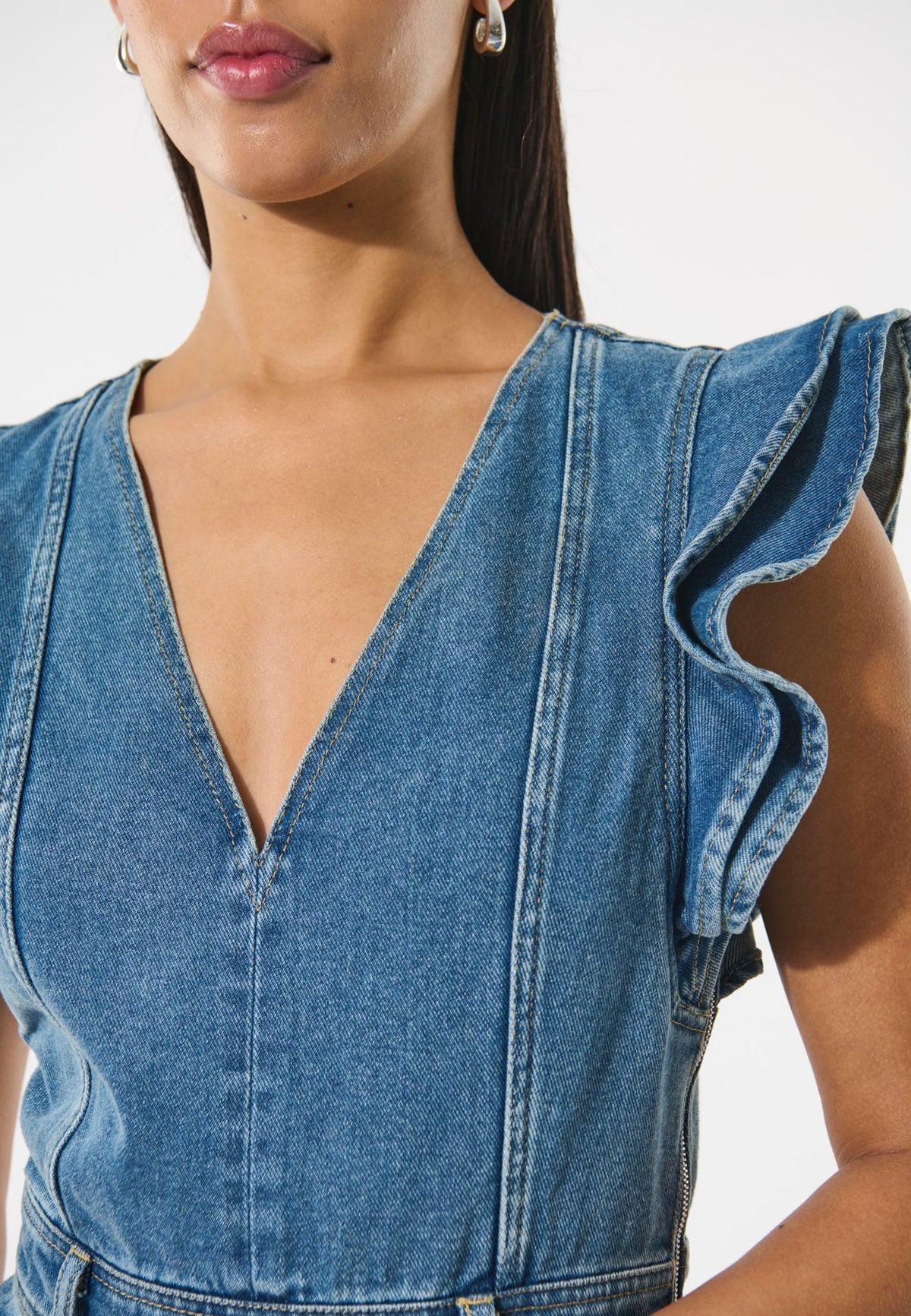 Dea Kudibal Edissadea Dress with Denim Details