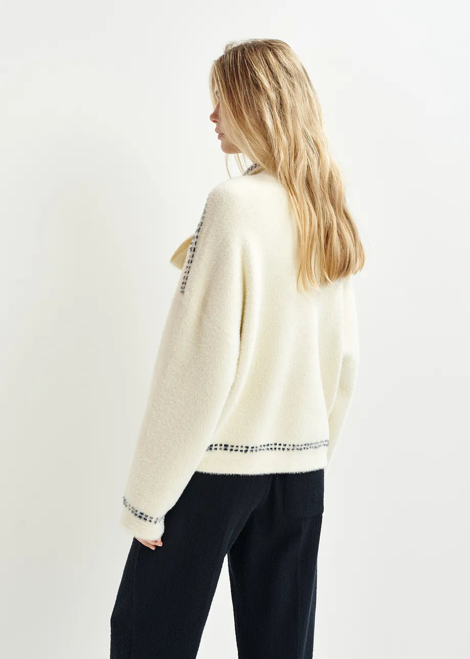 Essentiel Antwerp Hoops Knit Cardigan