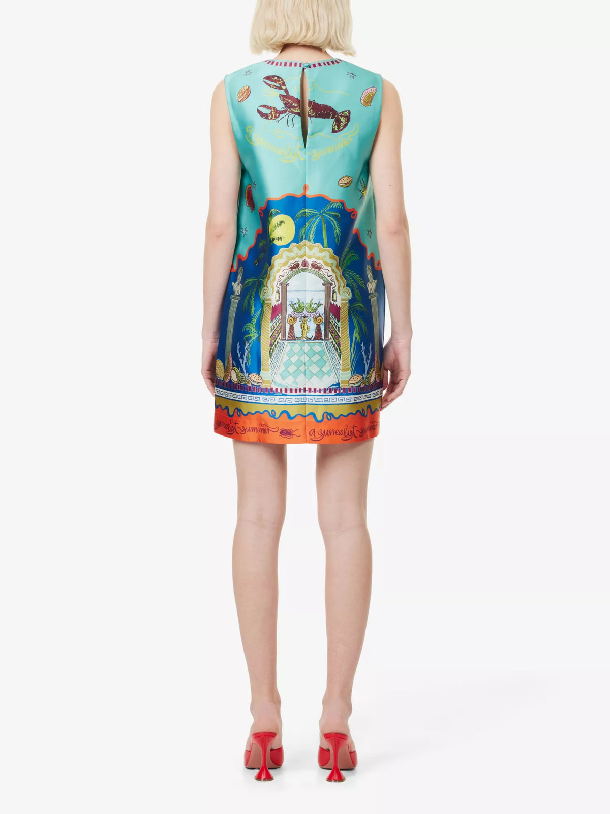 Alemais Surrealist Summer Mini Dress