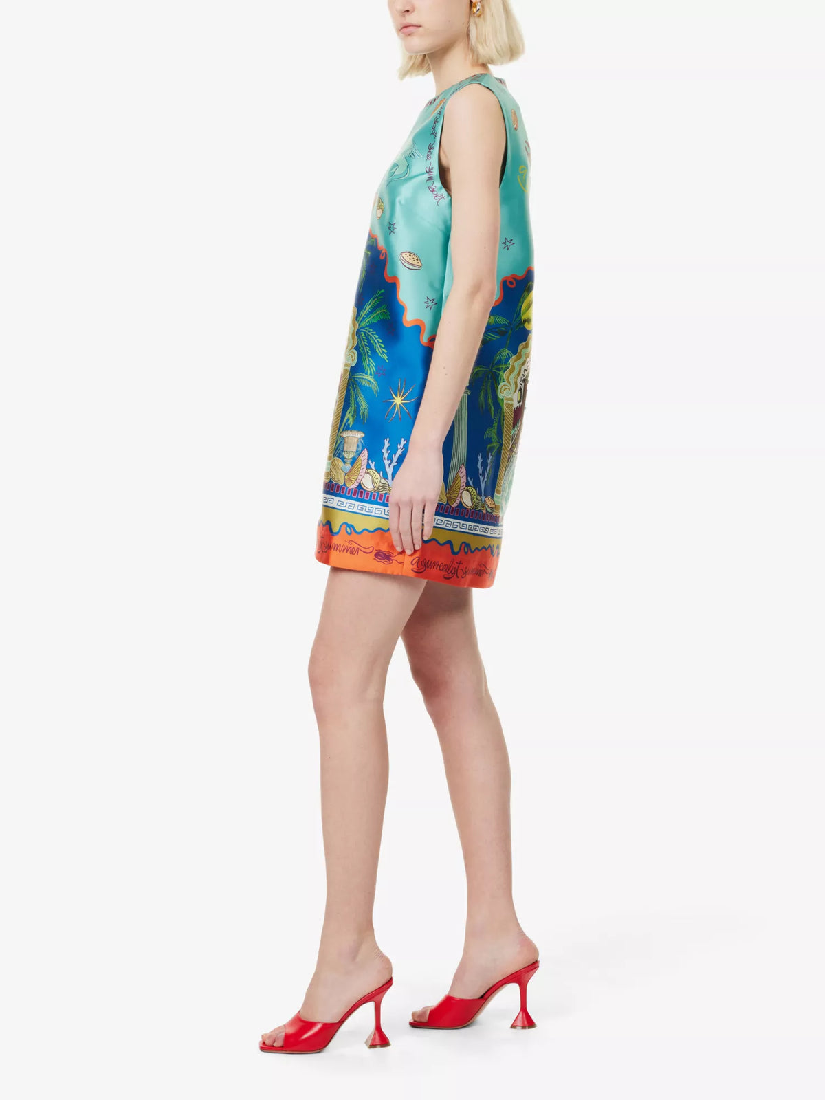 Alemais Surrealist Summer Mini Dress