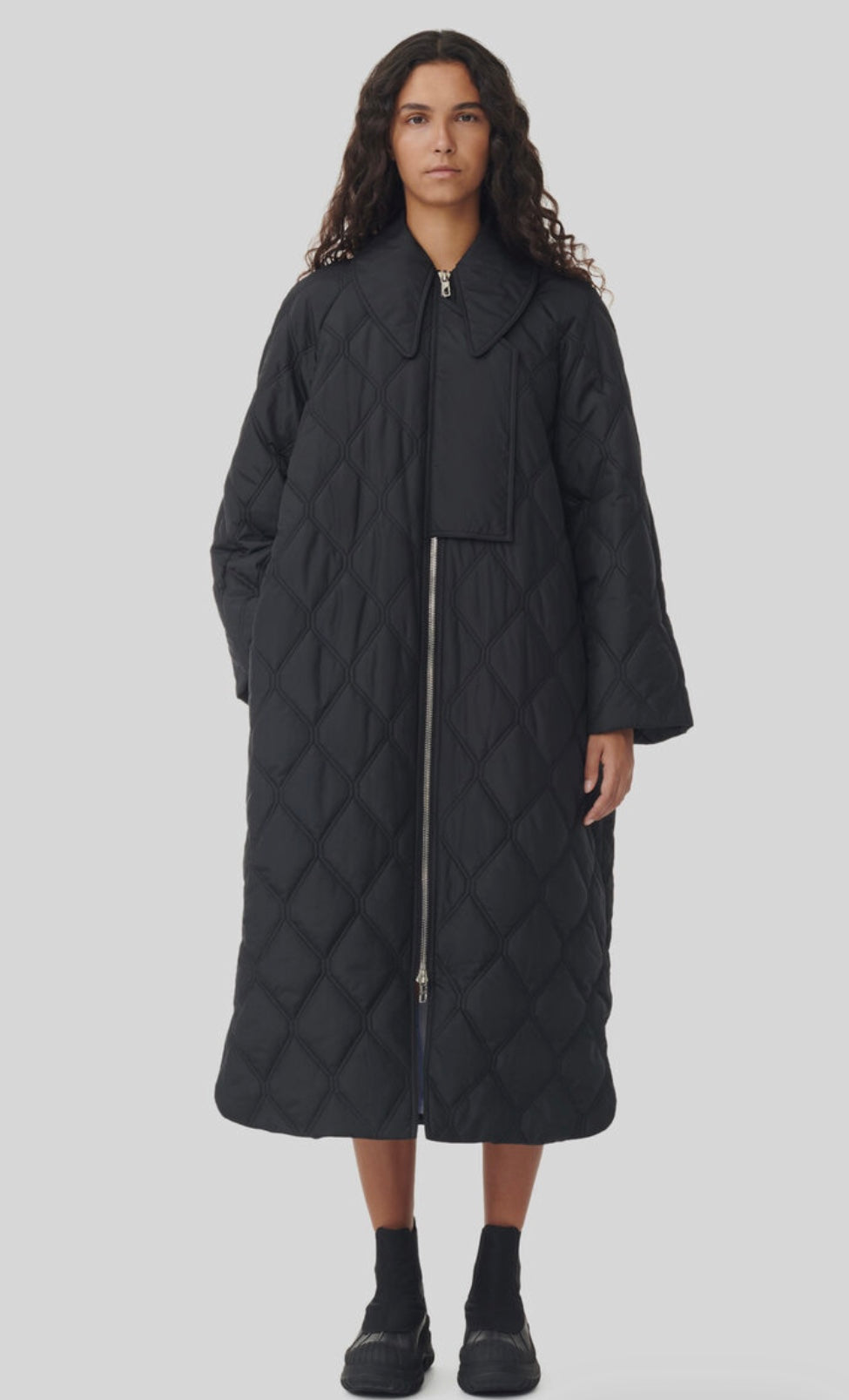 Ganni Ripstop Quilt Coat