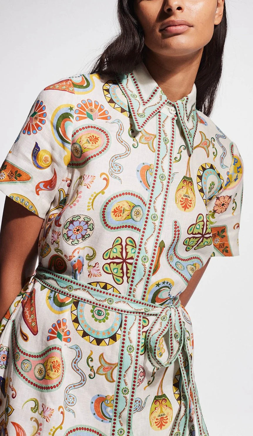 ALEMAIS Arcade Shirtdress